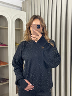 Kol Ucu Parmak Geçmeli Taşlı Takım