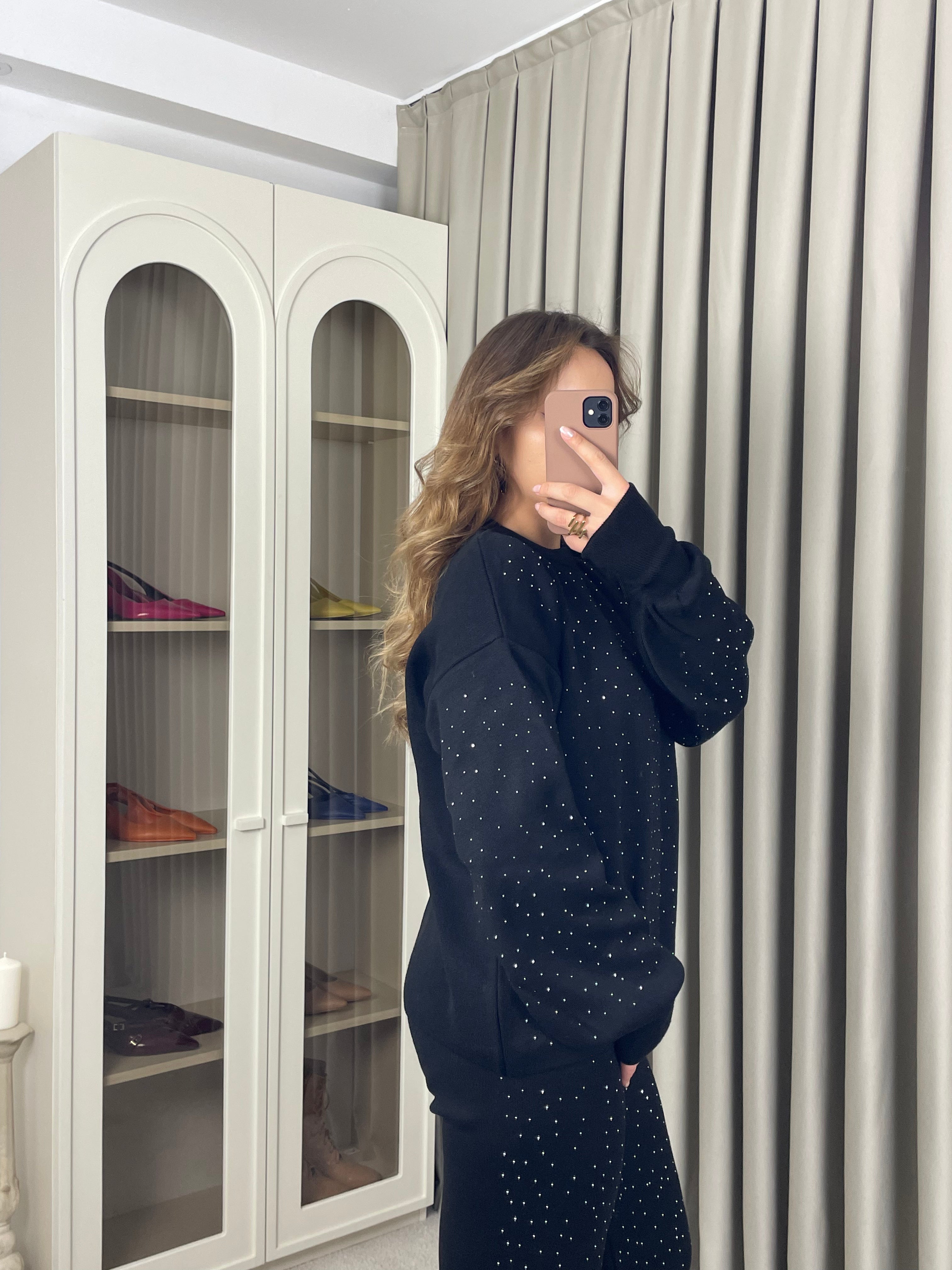 Kol Ucu Parmak Geçmeli Taşlı Takım