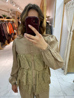 Güpür Gömlekli Takım